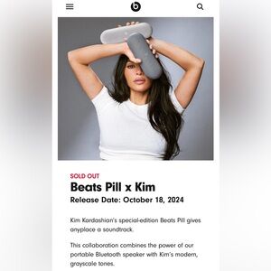 Pill x Kim Portable Bluetooth Speaker - Gray